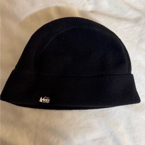 REI Midnight Black Fleece Hat